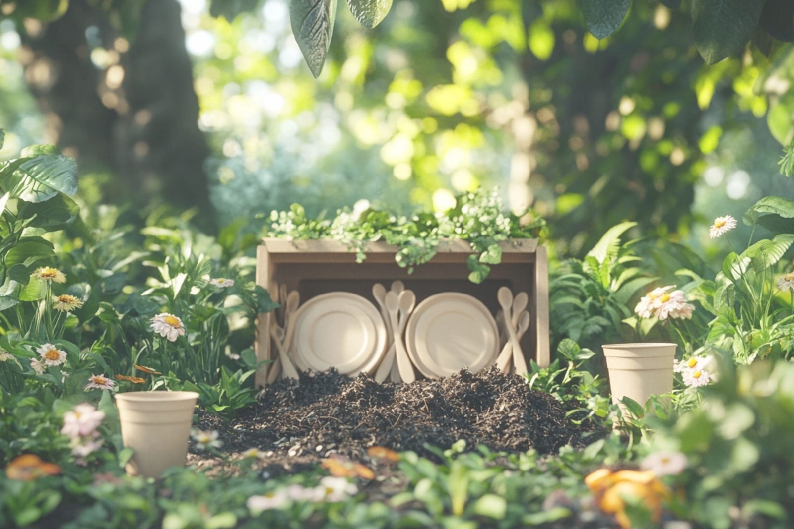 Biokunststoff für Gartenartikel und Blumentöpfe